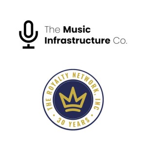 MusicInfra and The Royalty Network logos