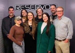 L-R: Greg Gallo, Beth St. Jean, Halle Bartlett, Delaney Ramsdell, Holly Bowman, Sarah McDaniels, Dan Rowe, John Ozier