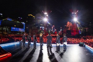 V, JIN, SUGA, RM, JUNG KOOK, J-HOPE, JIMIN at 'BTS The Comeback Live | Arirang' in Seoul