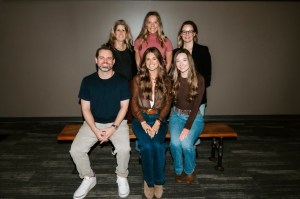 Front Row: Seth England (Partner/CEO, Big Loud), Lauren Watkins, Katie Flynn (Creative Director, Big Loud Publishing)
Back Row: Kimberly Gleason (SVP, Big Loud Publishing), Bethany Mako (A&R Manager, Warner Chappell Music), Sara Knabe (SVP of A&R, Big Loud Records)
